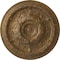 Ekena Millwork Oslo Ceiling Medallion (Fits Canopies up to 7 5/8"), Hand-Painted Rubbed Bronze, 38 3/8"OD x 2 7/8"P CM38OSRZS - alternate 1
